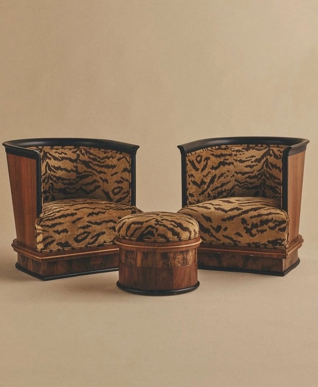 Art Deco armchairs